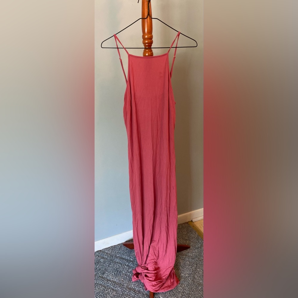 Pink maxi dress